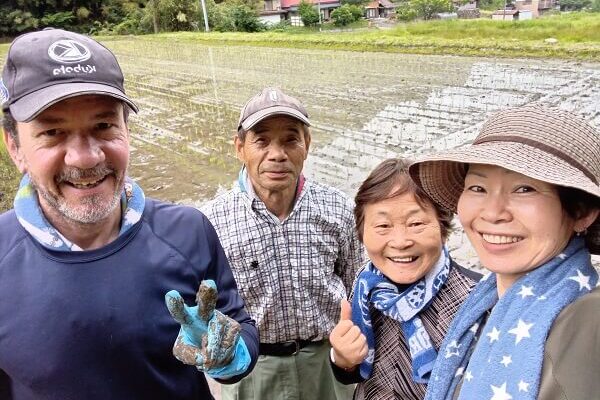 家族みんなの力を合わせて今年も無事に田植え完了