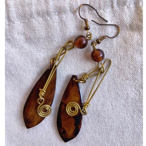 アフリカン・ピアス｜しずく型