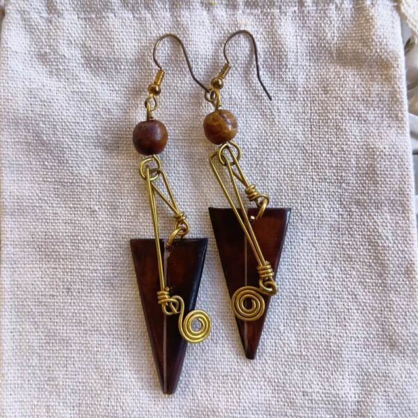 アフリカン・ピアス｜トライアングル