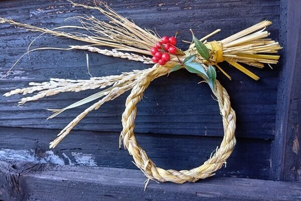 とってもキュートなゲリット作のしめ飾り